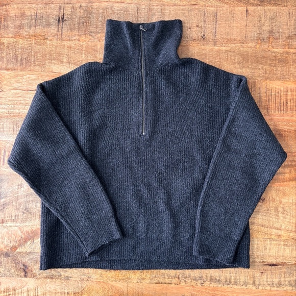 J. Crew Sweaters - JCREW Wool blend 3/4 zip pullover sweater